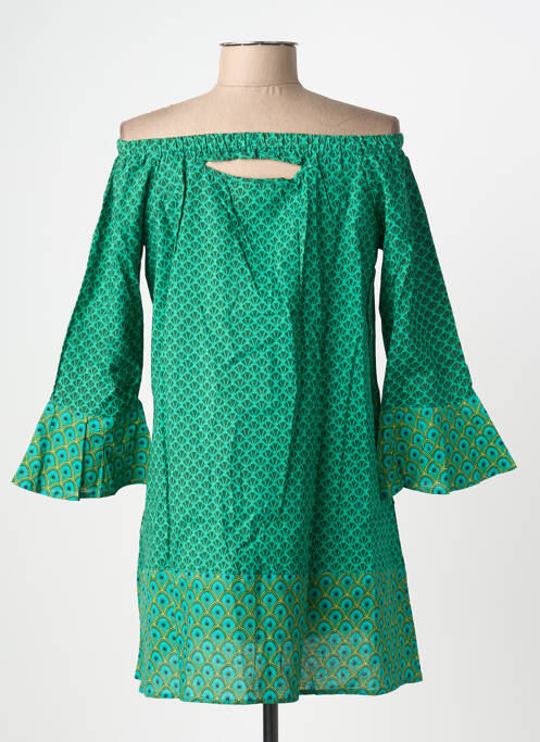 Tunică mâneci lungi verde SINOE BY BAMBOO'S femeie