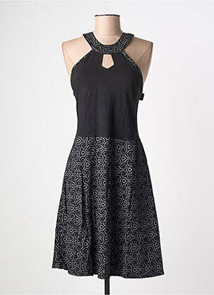 Rochie midi negru BAMBOO'S femeie