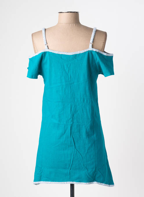 Top elasticitate mâneci scurte albastru BAMBOO'S femme