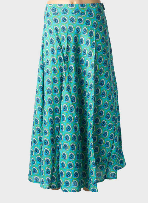Fustă lungă imprimeu fantezie albastru BAMBOO'S femme