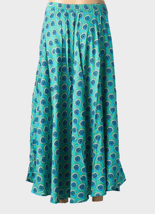 Fustă lungă imprimeu fantezie albastru BAMBOO'S femme