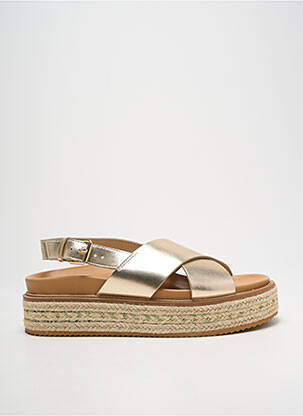 Sandale/Pantofi decupați auriu NO NAME femeie