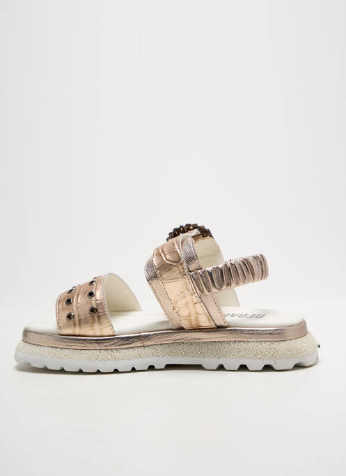 Sandale/Pantofi decupați auriu REGARD femeie