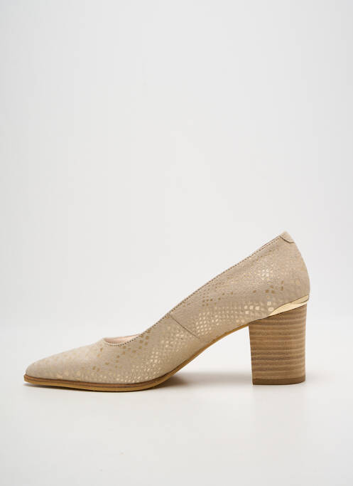 Pantofi cu toc auriu MYMA femeie