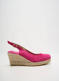 Sandale/pantofi decupați toc platformă toc de 7 la 9 cm roz TONI PONS femme