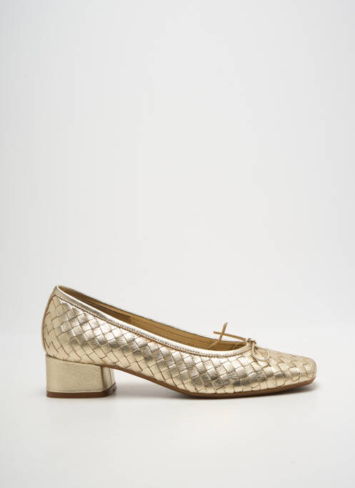 Pantofi cu toc auriu REQINS femeie