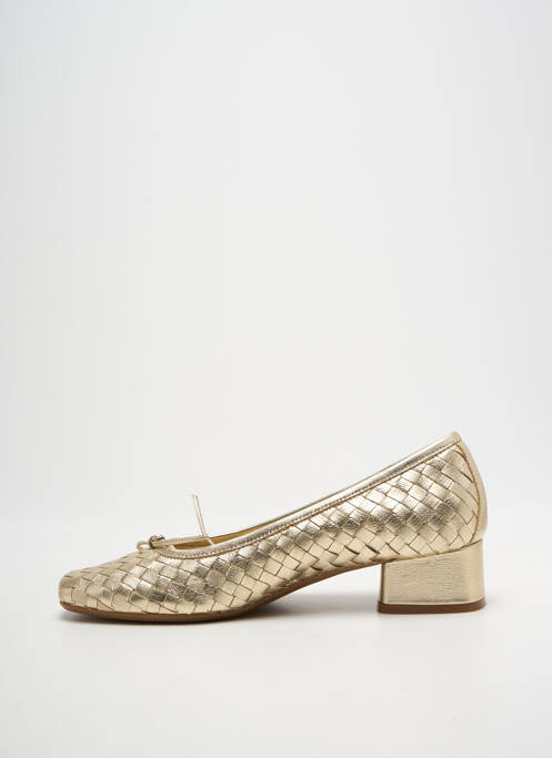 Pantofi cu toc auriu REQINS femeie