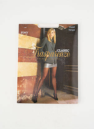 Colanți țesătură voal. piele TRASPARENZE femme