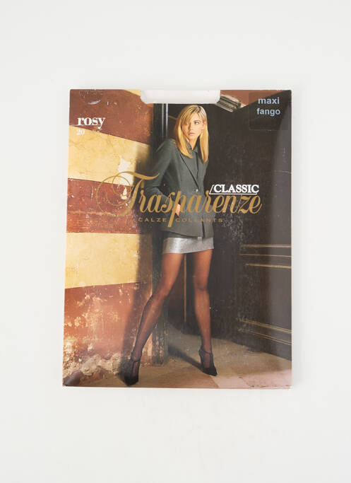 Colanți țesătură voal. piele TRASPARENZE femme