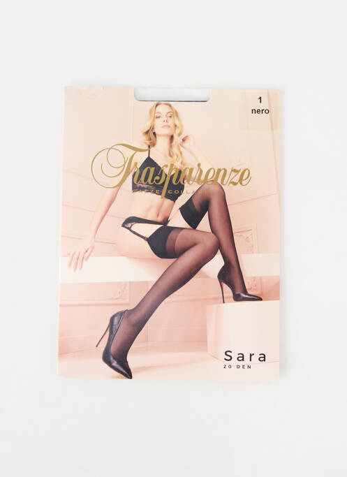 Colanți elasticitate negru TRASPARENZE femme