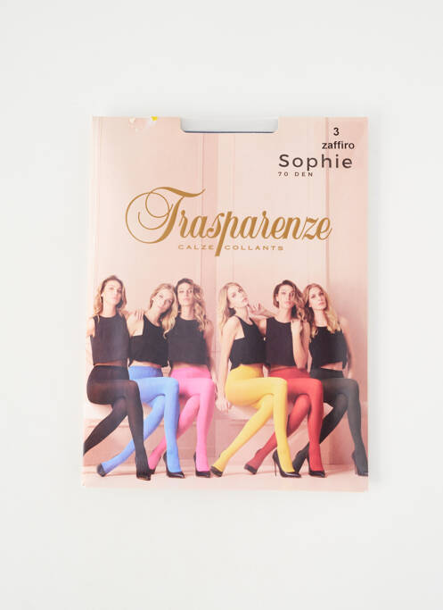 Colanți elasticitate albastru închis TRASPARENZE femme