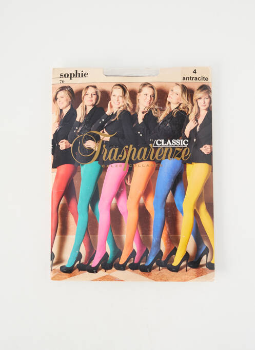 Colanți elasticitate gri TRASPARENZE femme