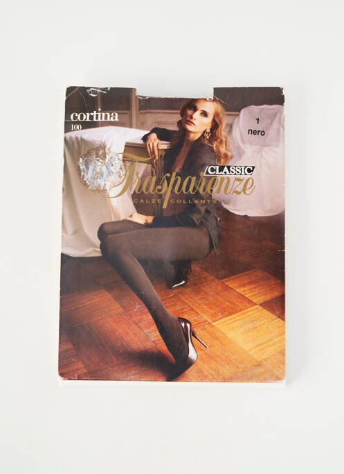 Colanți elasticitate negru TRASPARENZE femme