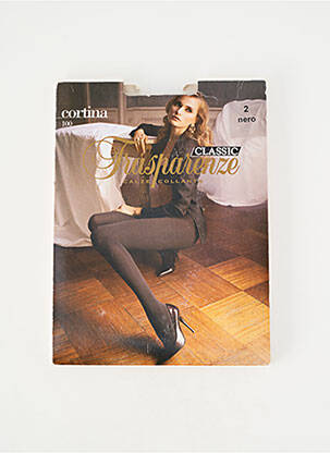 Colanți elasticitate negru TRASPARENZE femme