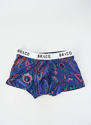 Boxer efect material satinat violet LOUISA BRACQ homme