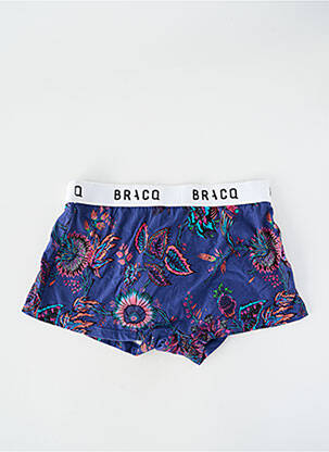 Boxer efect material satinat violet LOUISA BRACQ bărbat