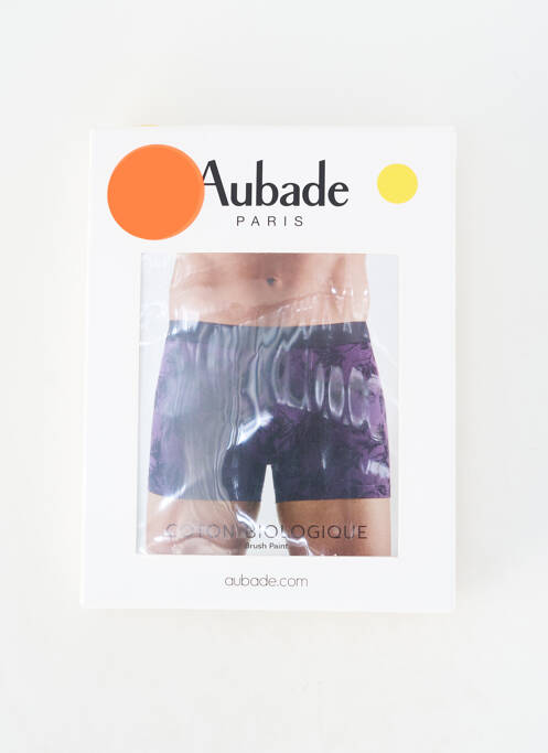 Boxer elasticitate violet AUBADE homme