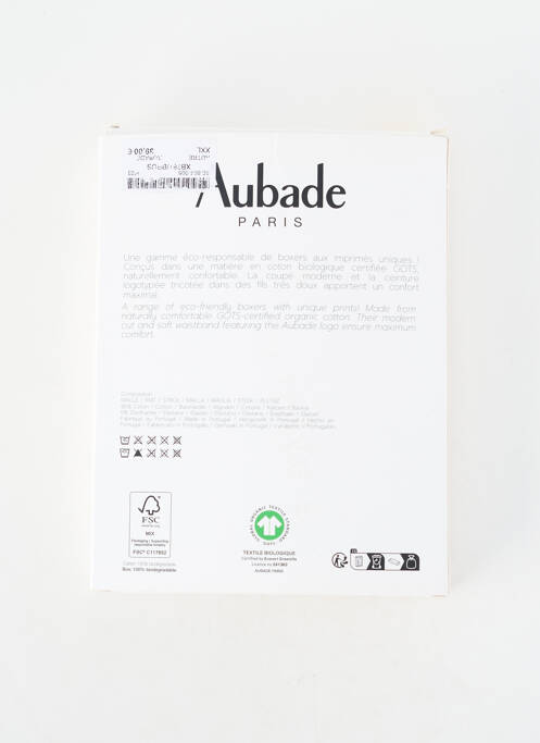 Boxer elasticitate violet AUBADE homme