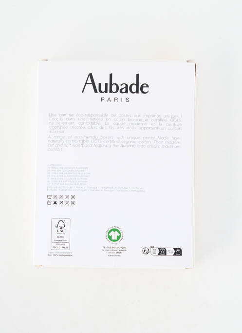 Boxer imprimeu fantezie albastru AUBADE homme