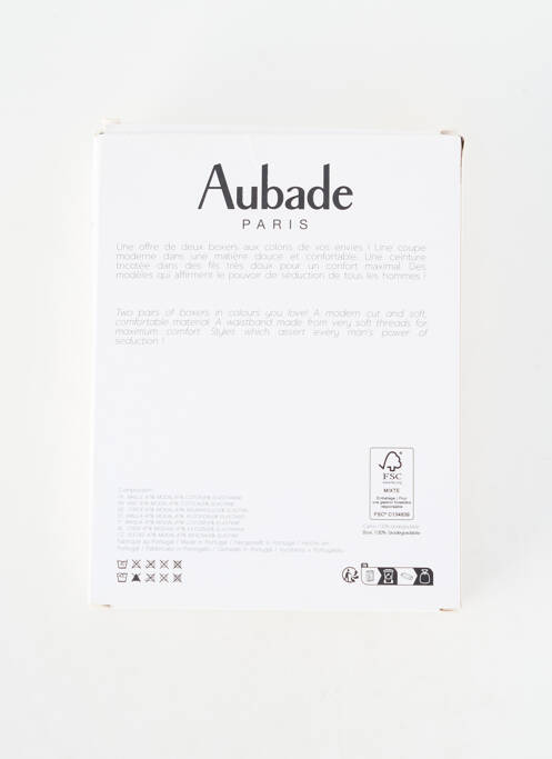 Boxer elasticitate albastru AUBADE homme