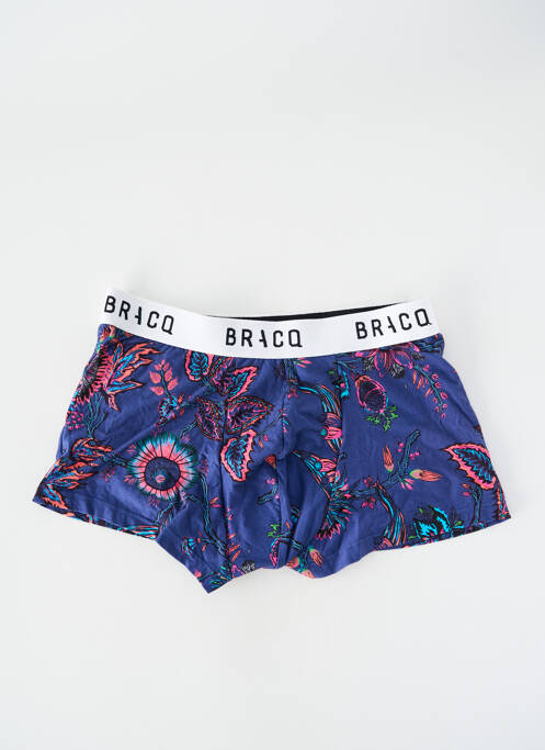 Boxer efect material satinat violet LOUISA BRACQ homme