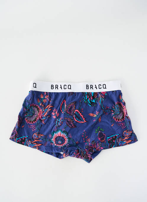 Boxer efect material satinat violet LOUISA BRACQ homme