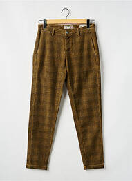 Pantalon chino imprimeu imprimeu prinț de wales mărime normală verde FIFTY FOUR homme