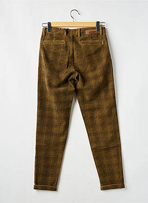 Pantalon chino imprimeu imprimeu prinț de wales mărime normală verde FIFTY FOUR bărbat