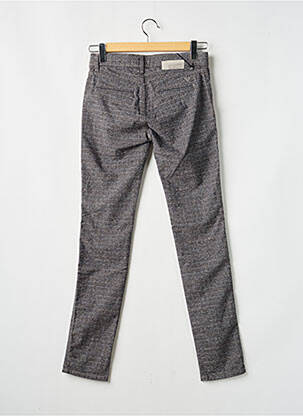 Pantalon chino imprimeu imprimeu prinț de wales mărime normală gri FIFTY FOUR bărbat