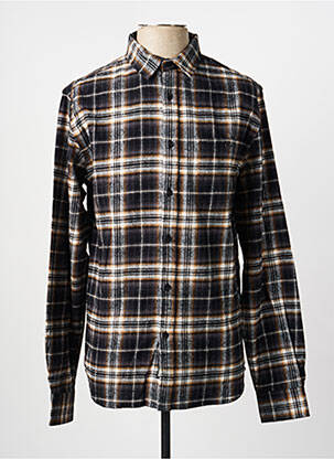 Cămașă cu mâneci lungi negru DEELUXE bărbat