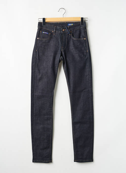 Blugi cu croială slim albastru FREEMAN T.PORTER bărbat