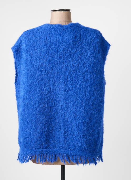 Vestă cu mâneci scurte albastru MES SOEURS ET MOI femeie