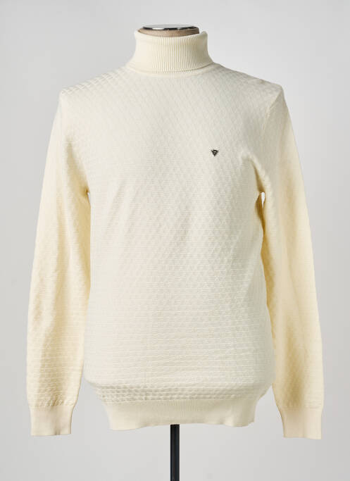 Pulover cu guler înalt bej FIFTY FOUR bărbat