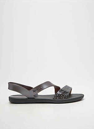 Sandale/pantofi decupați vârf deschis toc plat până la 3 cm gri IPANEMA femme