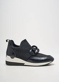 Adidași vârf rotund toc plat până la 3 cm negru REQINS femeie