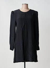 Rochie midi croială fluidă mâneci lungi negru IDANO femme
