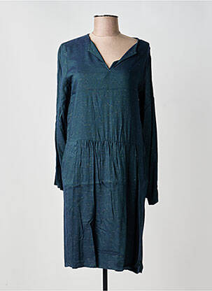 Rochie midi croială fluidă mâneci lungi verde HARTFORD femeie