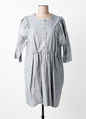 Rochie scurtă mâneci lungi mâneci lungi gri THE KORNER femeie