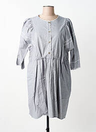 Rochie scurtă mâneci lungi mâneci lungi gri THE KORNER femme