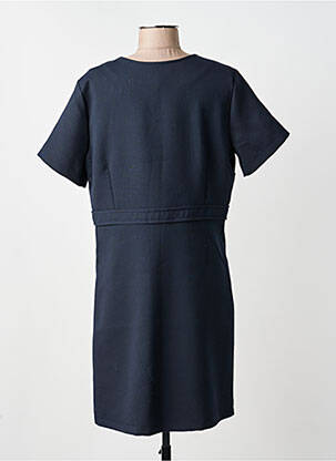 Rochie midi mâneci scurte mâneci scurte albastru LA PETITE FRANCAISE femeie
