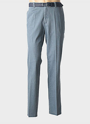 Pantalon slim albastru LUIGI MORINI bărbat