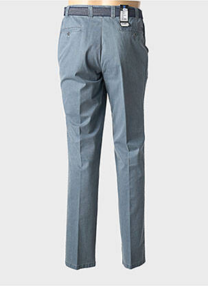 Pantalon slim țesătură melanj mărime normală albastru LUIGI MORINI bărbat