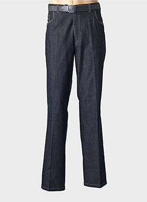 Blugi cu croială dreaptă albastru LUIGI MORINI bărbat