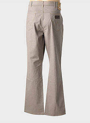 Blugi cu croială dreaptă închidere cu fermoar sub clapetă cu nasturi mărime normală maro WRANGER bărbat
