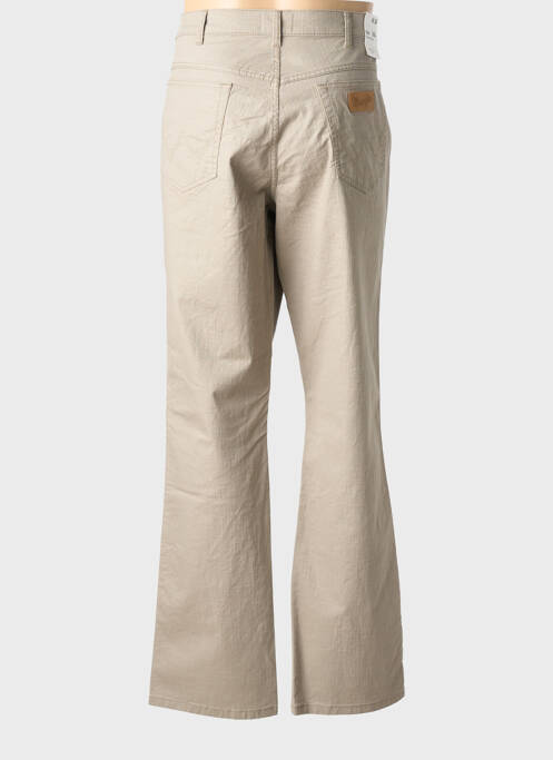 Blugi cu croială dreaptă bej închis WRANGLER bărbat