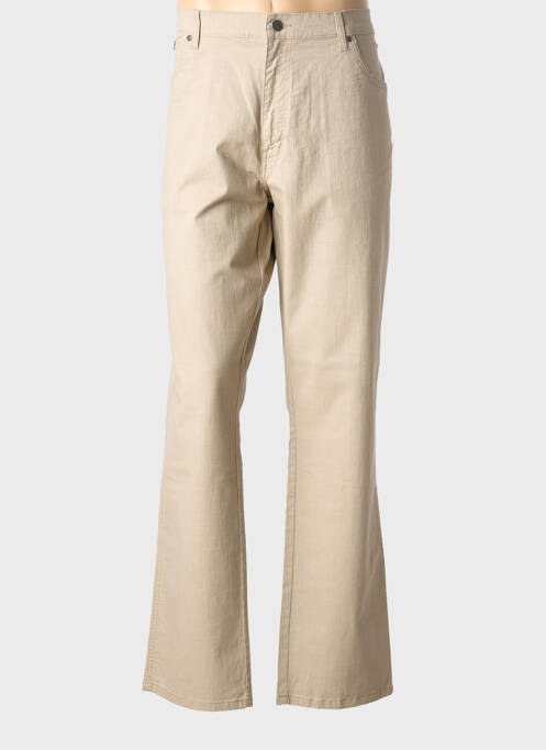 Blugi cu croială dreaptă bej WRANGLER bărbat