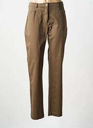 Pantalon drept elasticitate mărime normală verde ARMOR LUX femme