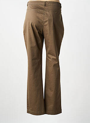 Pantalon drept elasticitate mărime normală verde ARMOR LUX femeie