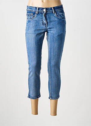 Pantalon trei sferturi albastru GRIFFON femeie