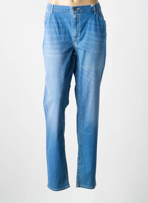 Blugi cu croială dreaptă albastru TBS femeie